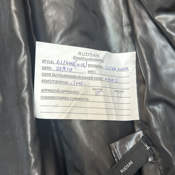 Rudsak leather biker jacket - Picture 3 of 4